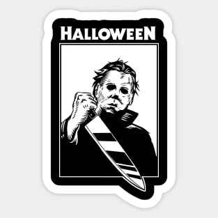 "The shape" John Carpenters Halloween Sticker